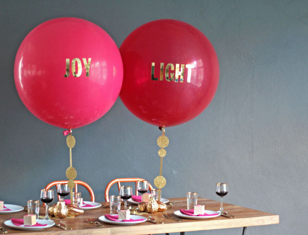 10 decorazioni fai da te con i palloncini
