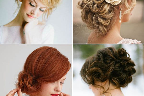acconciature sposa raccolti romantici