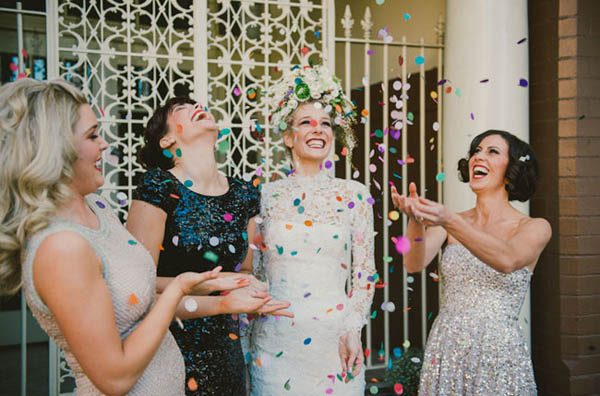 matrimonio glamorous in giardino