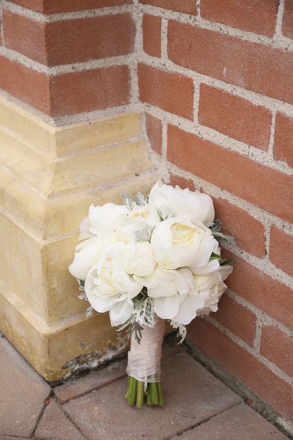 bouquet di peonie bianche