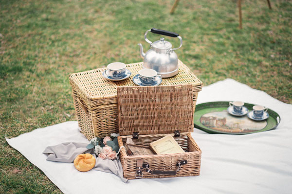 picnic boho vintage matrimonio