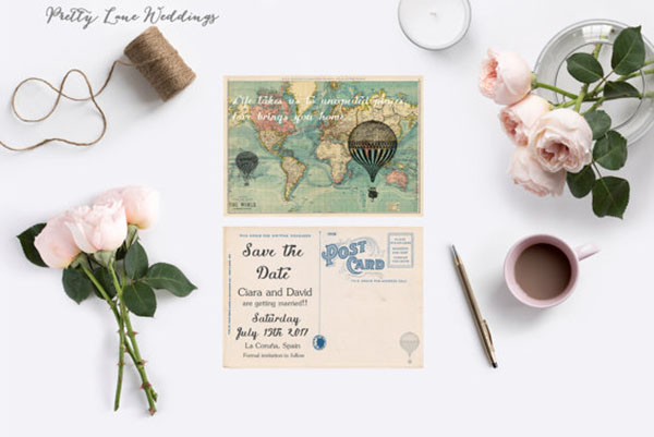 20 idee handmade per un matrimonio a tema viaggi