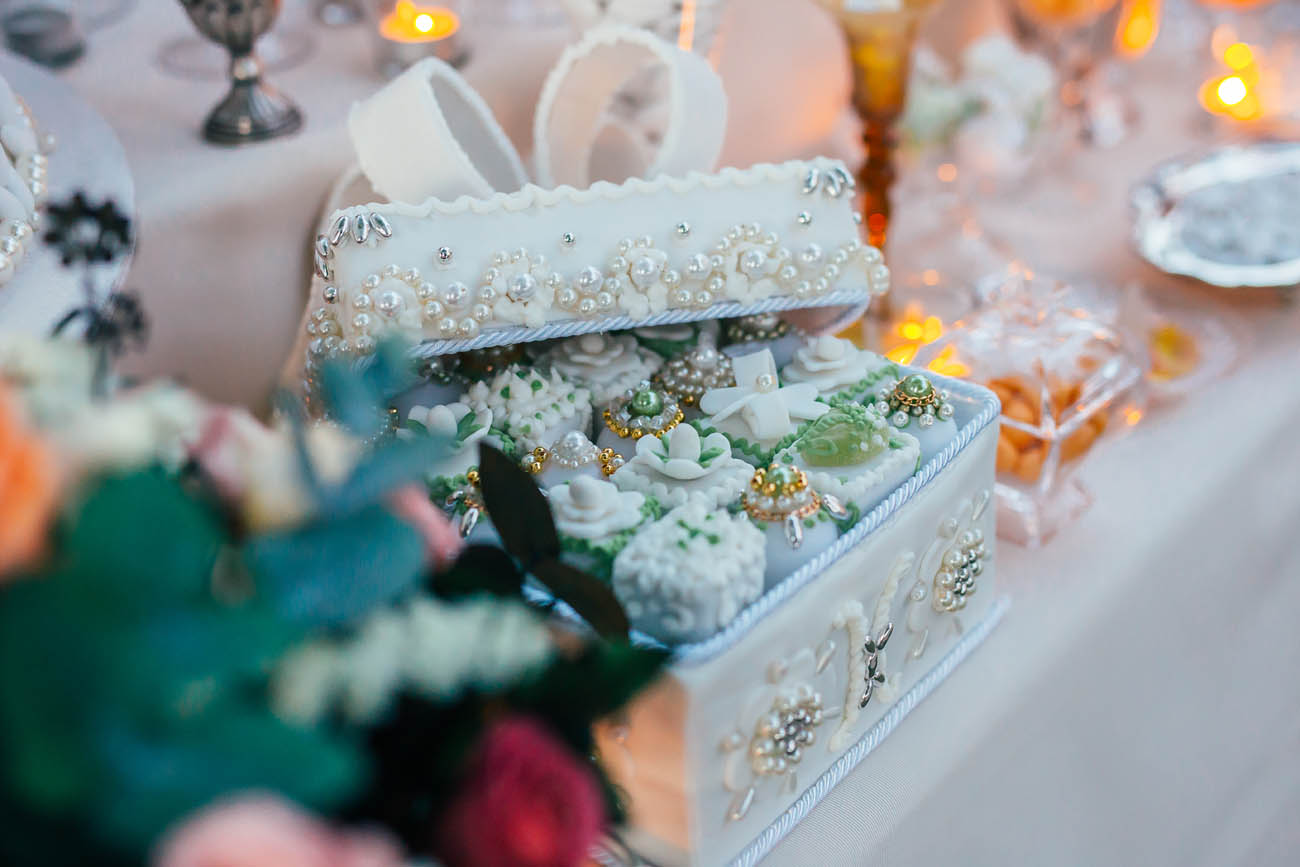 sweet table oro e argento