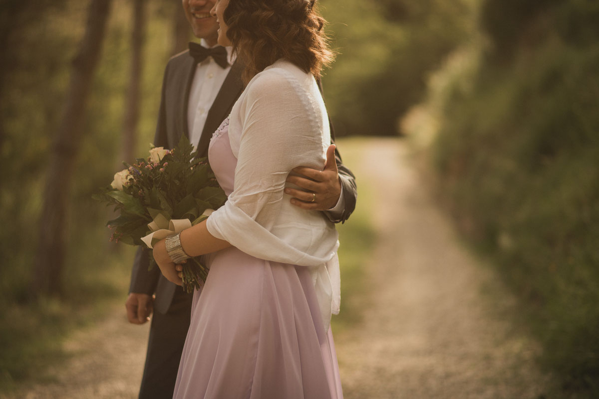 matrimonio boho chic nel bosco