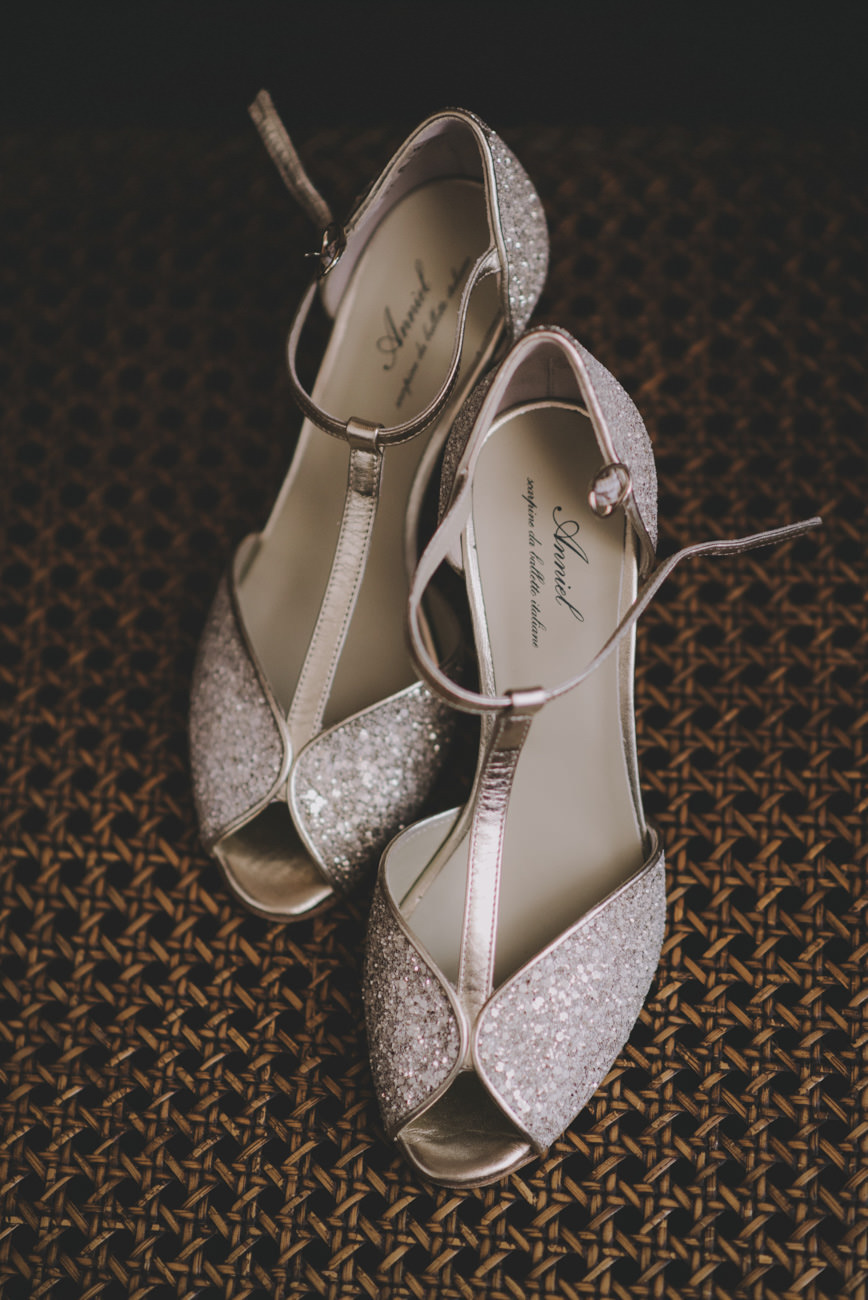 scarpe da sposa glitter anniel