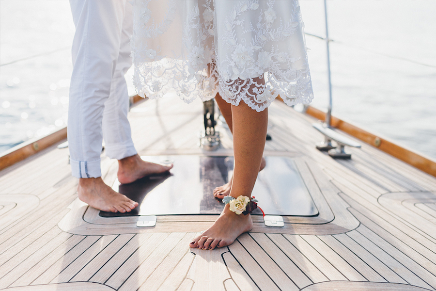 matrimonio in barca a vela
