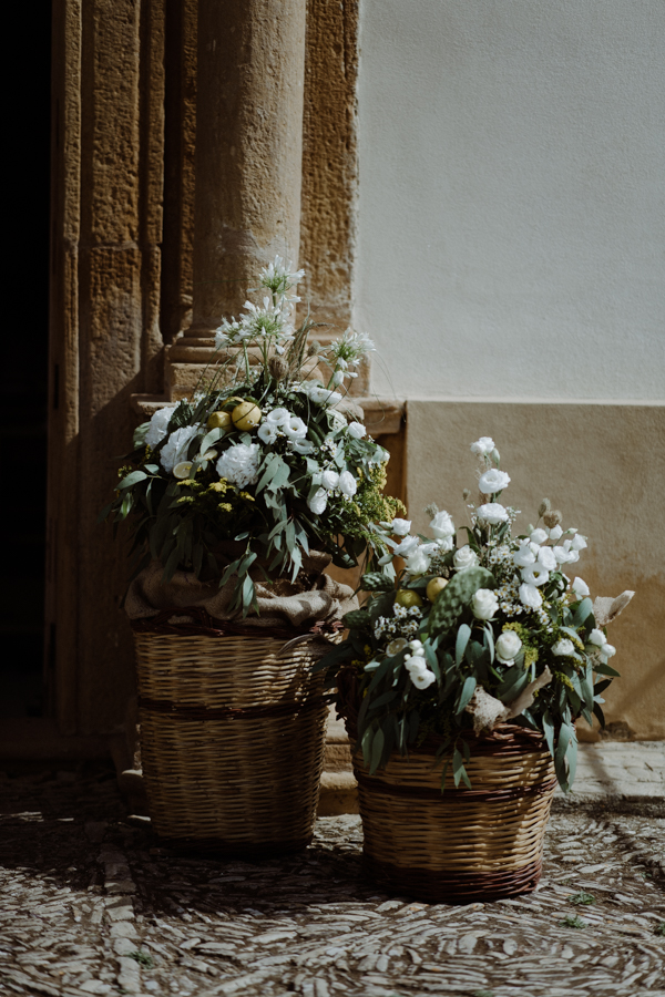 matrimonio ispirato alle maioliche siciliane