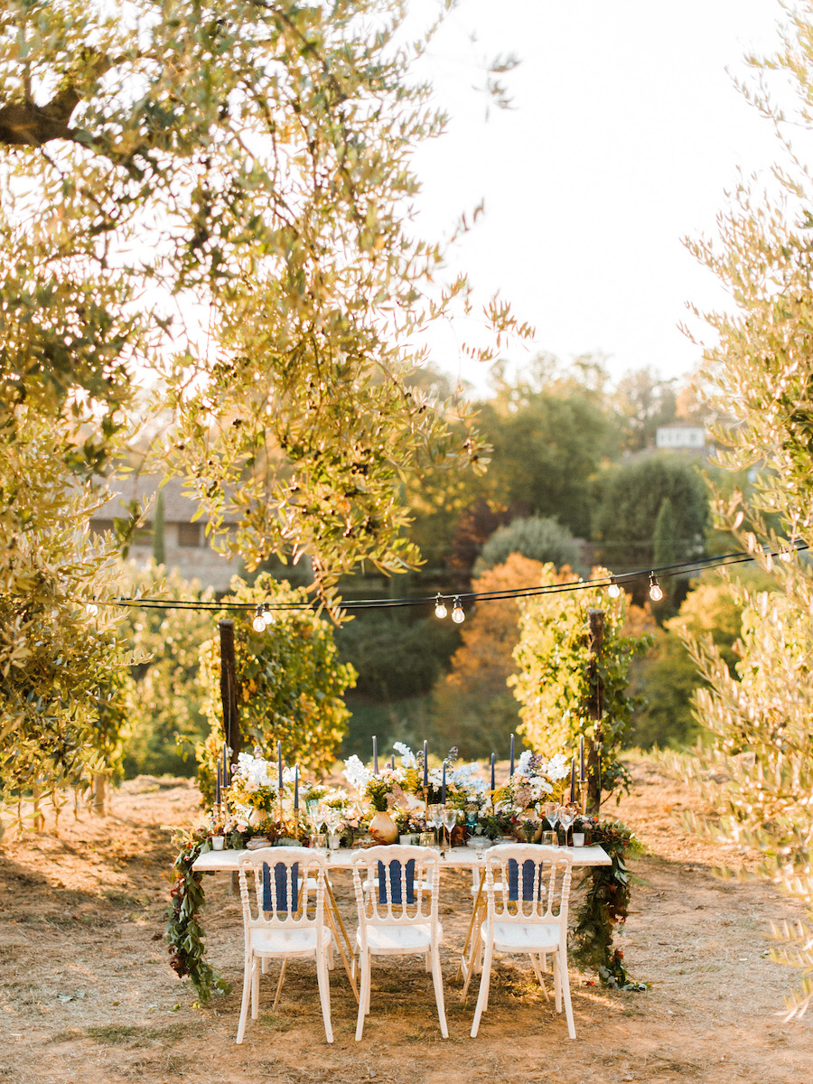matrimonio autunnale a tema stelle